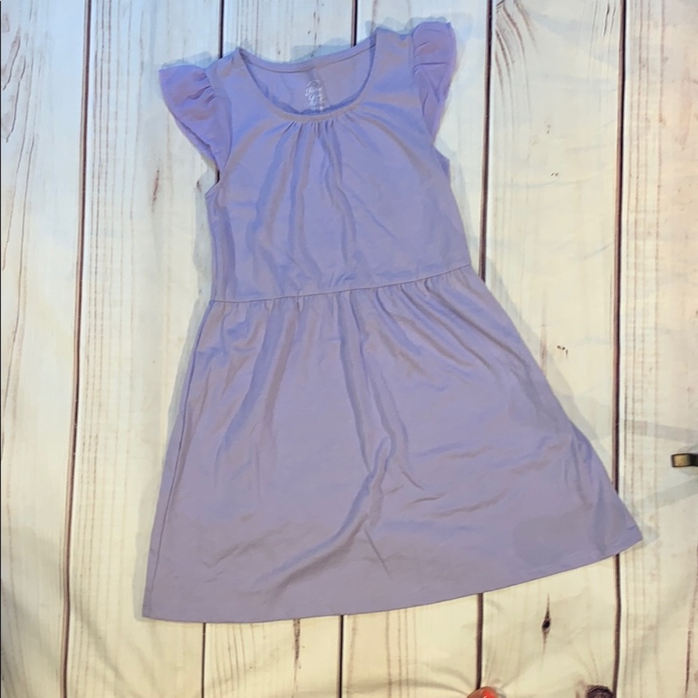 Purple summer dress